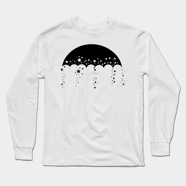 The Beauty Of The Falling Star Long Sleeve T-Shirt by Heartfeltarts